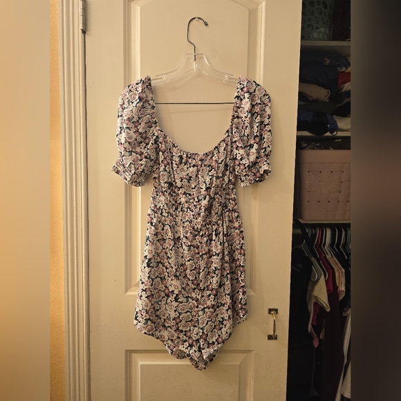 Fashion Union Nwt Floral Romper Sz 8 - Picture 1 of 6